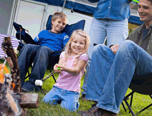 family campervan holiday