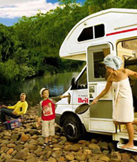 family campervan trip