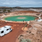 Motorhome at Hyden in Australia Motorhome at Hyden in Australia