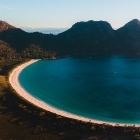 Wineglass Bay in Tasmania Australia