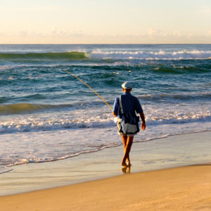 Fishing is Popular in Avoca Beach