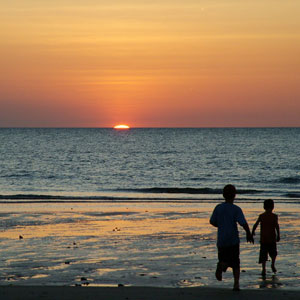 Sunset Over Casuarina Beach Sunset Over Casuarina Beach